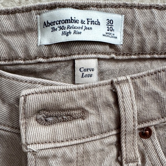 Abercrombie & Fitch Women’s 90s relaxed curve love high rise - Picture 2 of 4